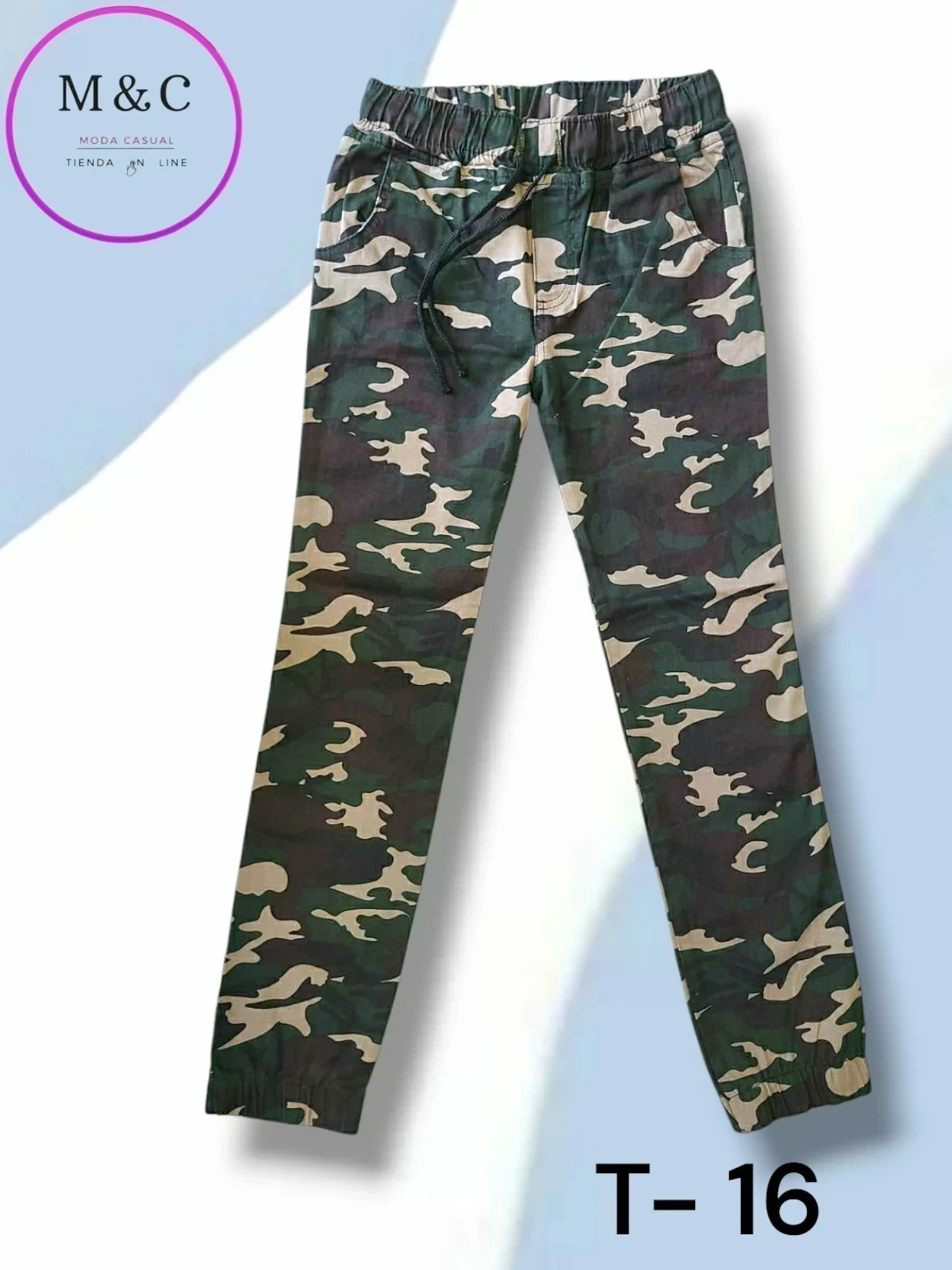 Pantalon jogger camuflaje 