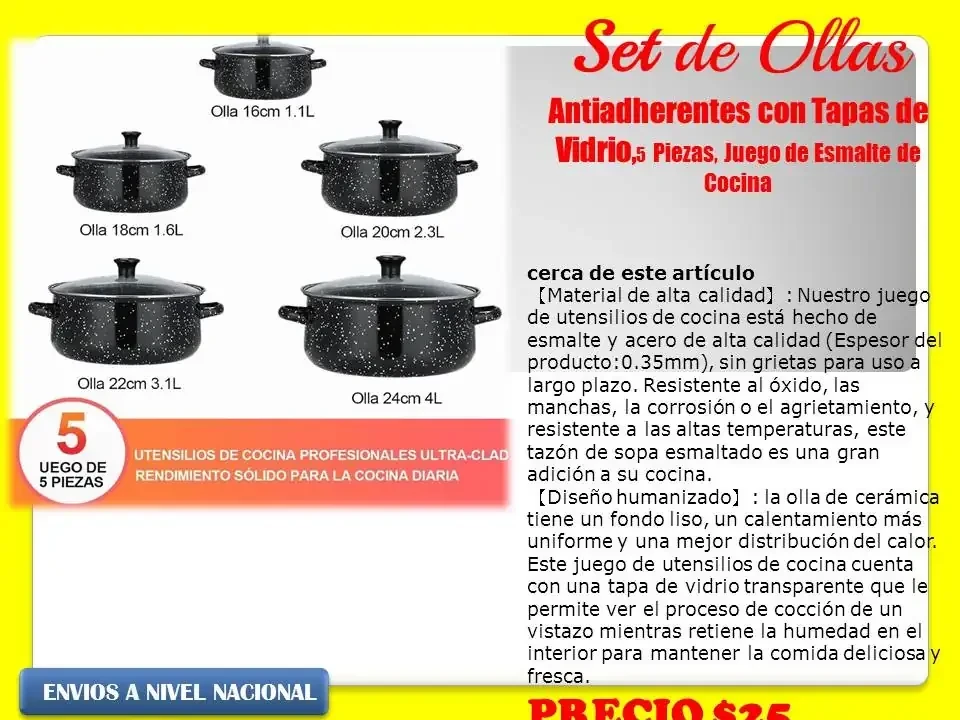 Set de ollas  4