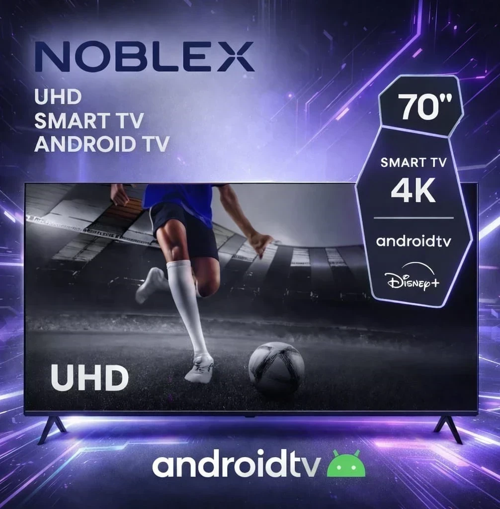 SMART TV NOBLEX 70" C/ANDROID 
