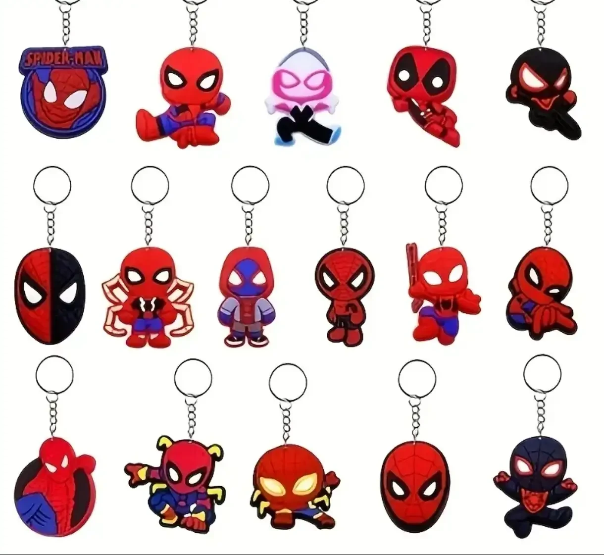 Llaveros Hombre Araña 🕸️ PVC