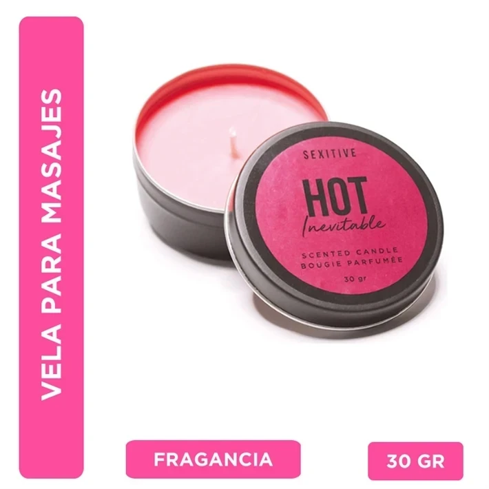 Vela para masajes con permufe Inevitable