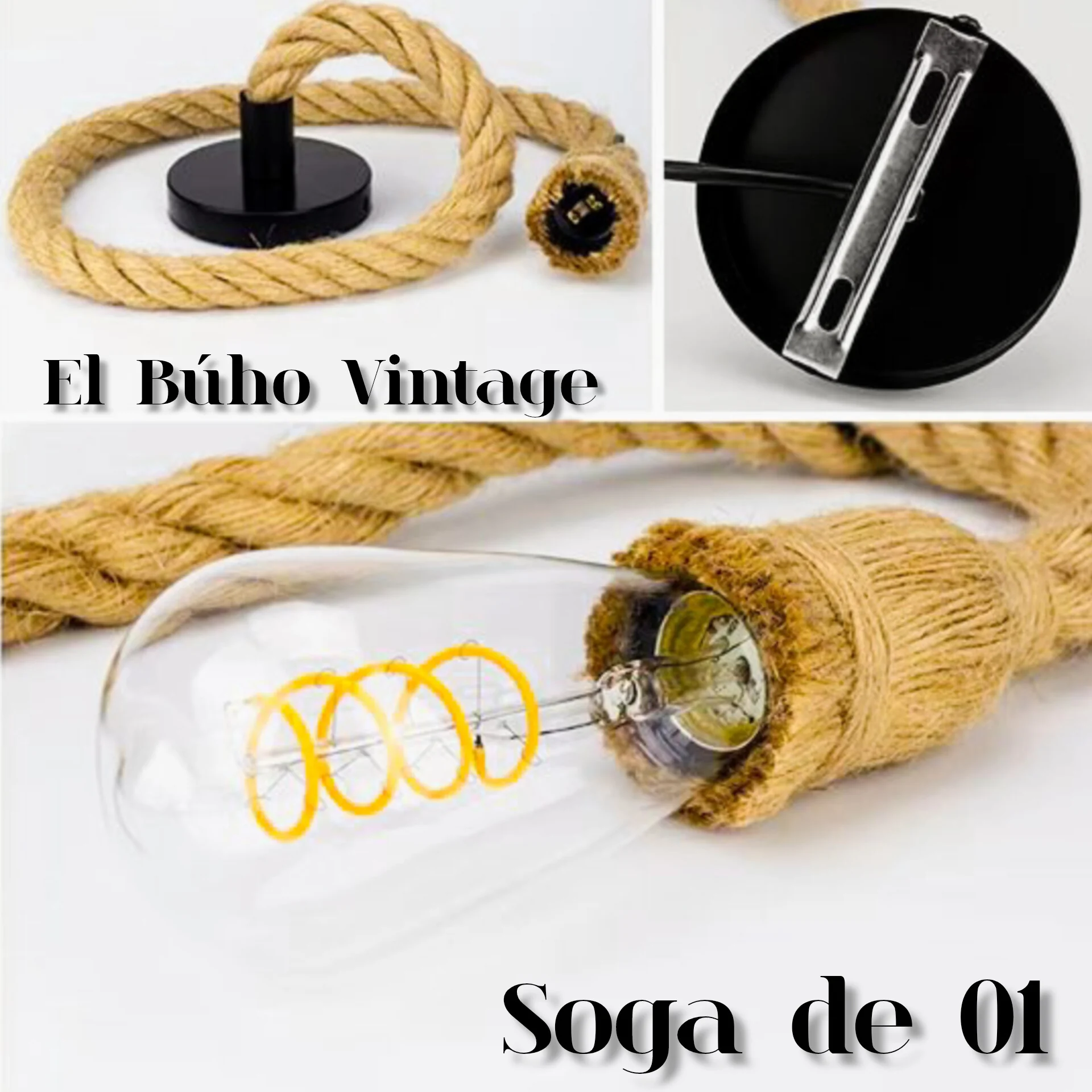 Soga Colgante de Cáñamo  4