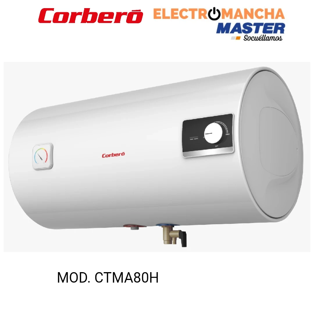 TERMO ELECTRICO CORBERO CTMA80H 74 LITROS 1500W HORIZONTAL  2