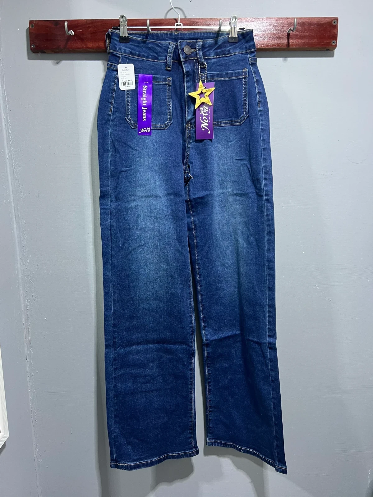 Pantalon Recto Mezclilla 3