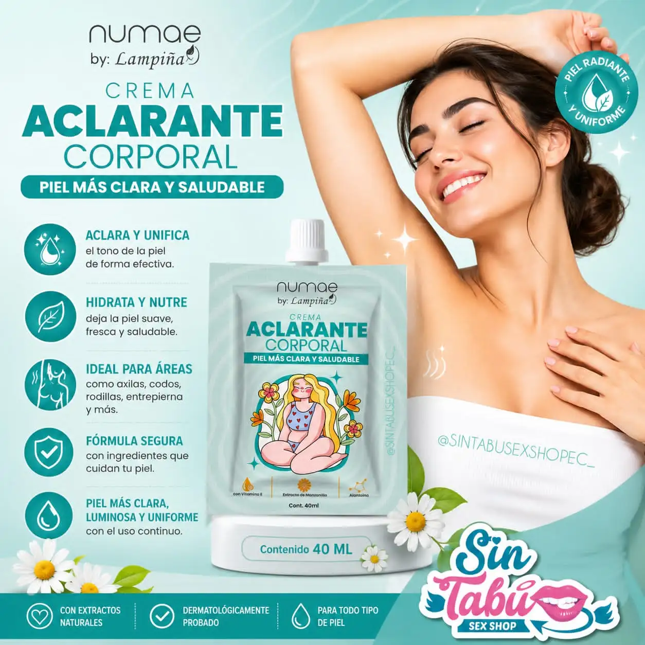 CREMA ACLARANTE 😍 DESPIGMENTANTE 