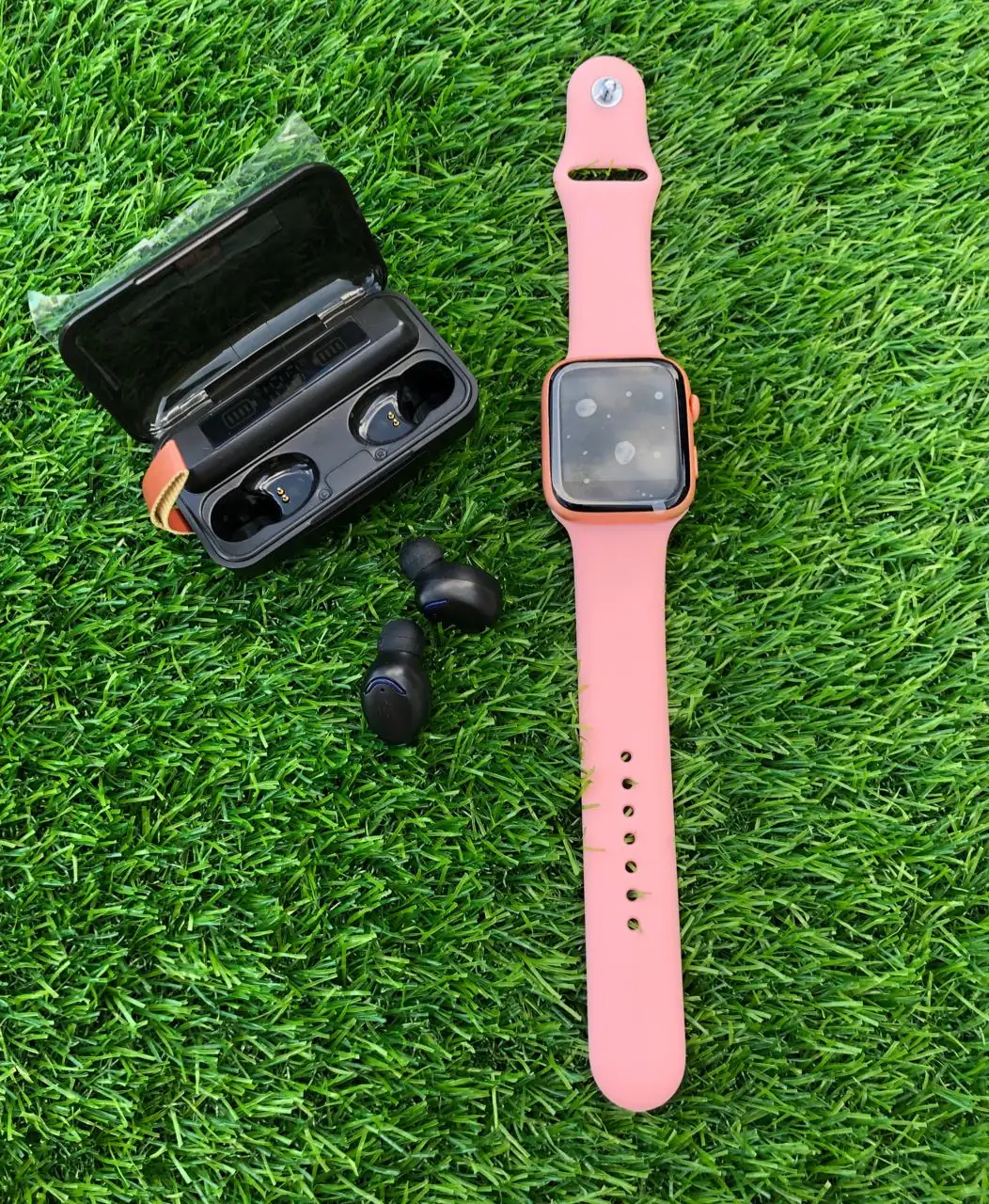 Combo de auricular F9 y Smartwcht  2