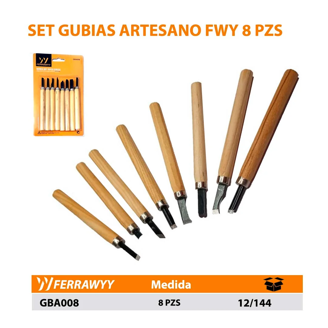 SET GUBIAS ARTESANO FWY 8 PZS