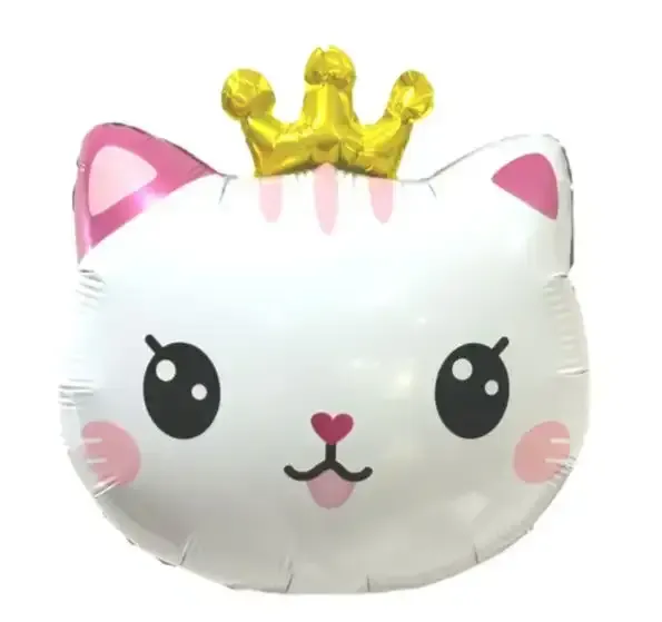 Globo gatita corona 14"