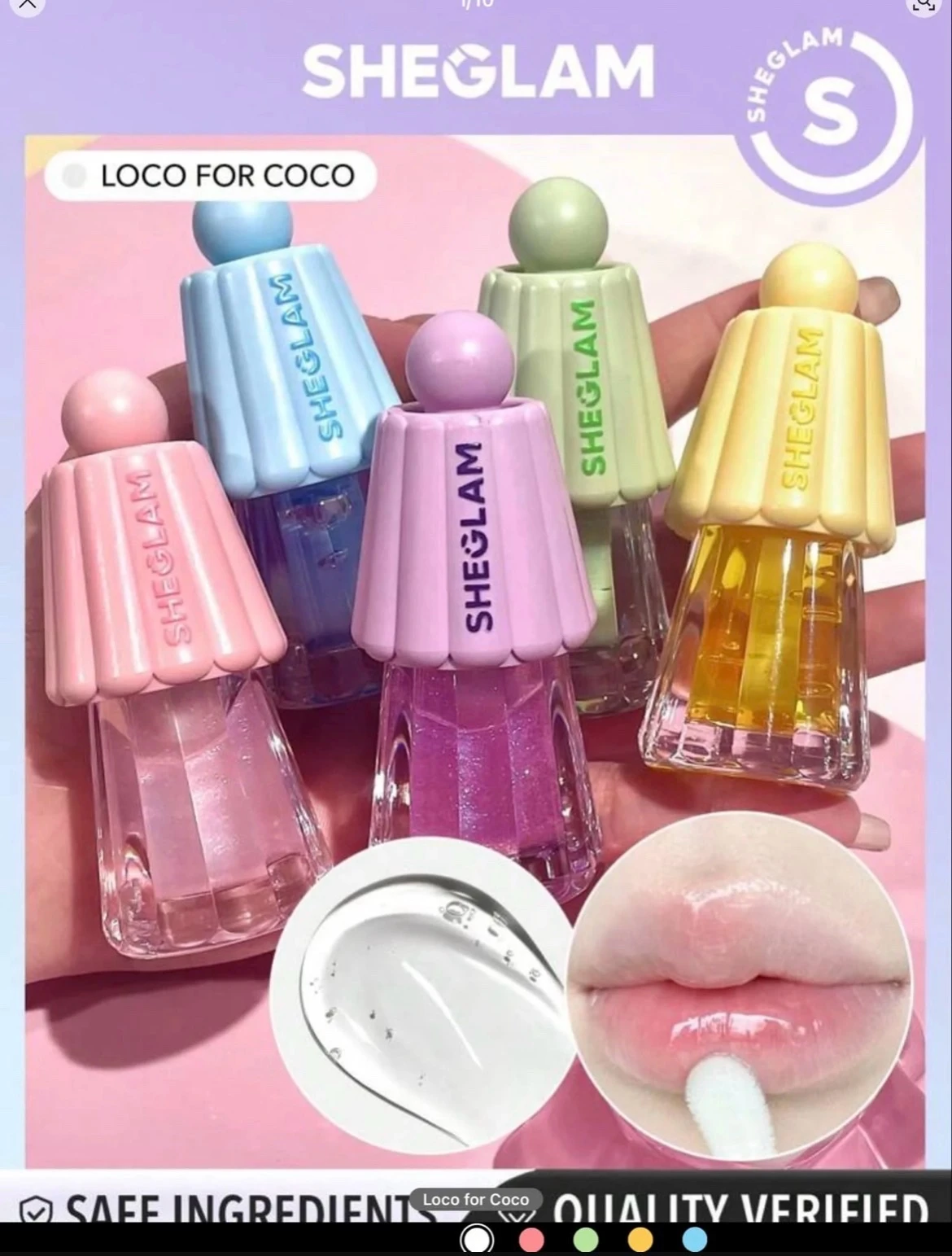 Brillo labial Sheglam