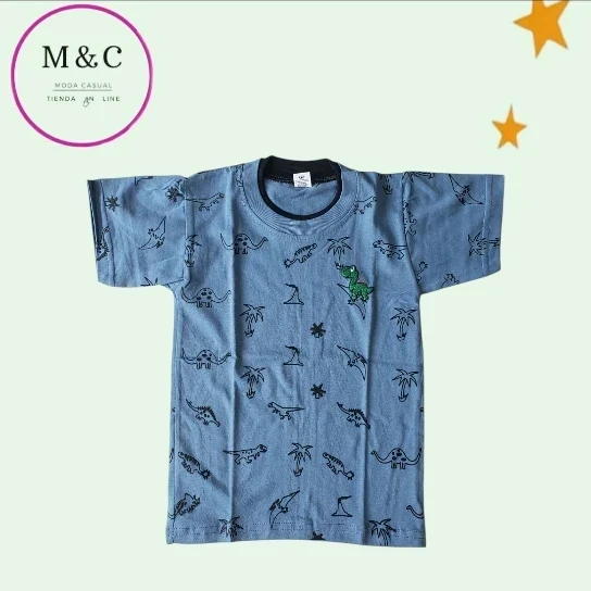 Playera Dino Talla 6 2