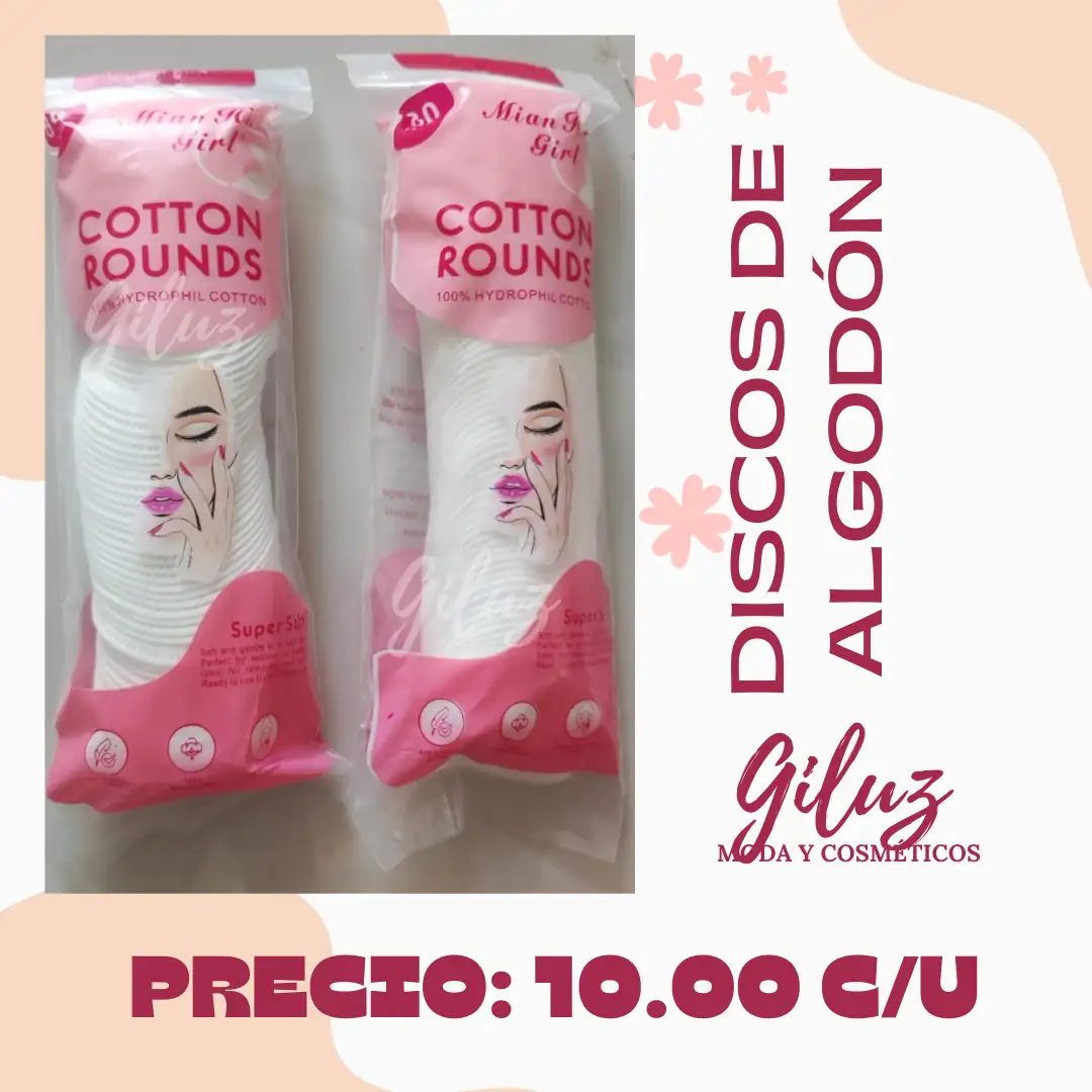 Discos Algodon facial