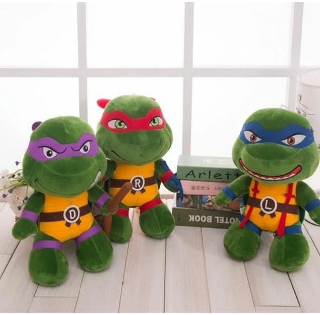 Peluche tortuga ninja calidad premium ultra suave 2