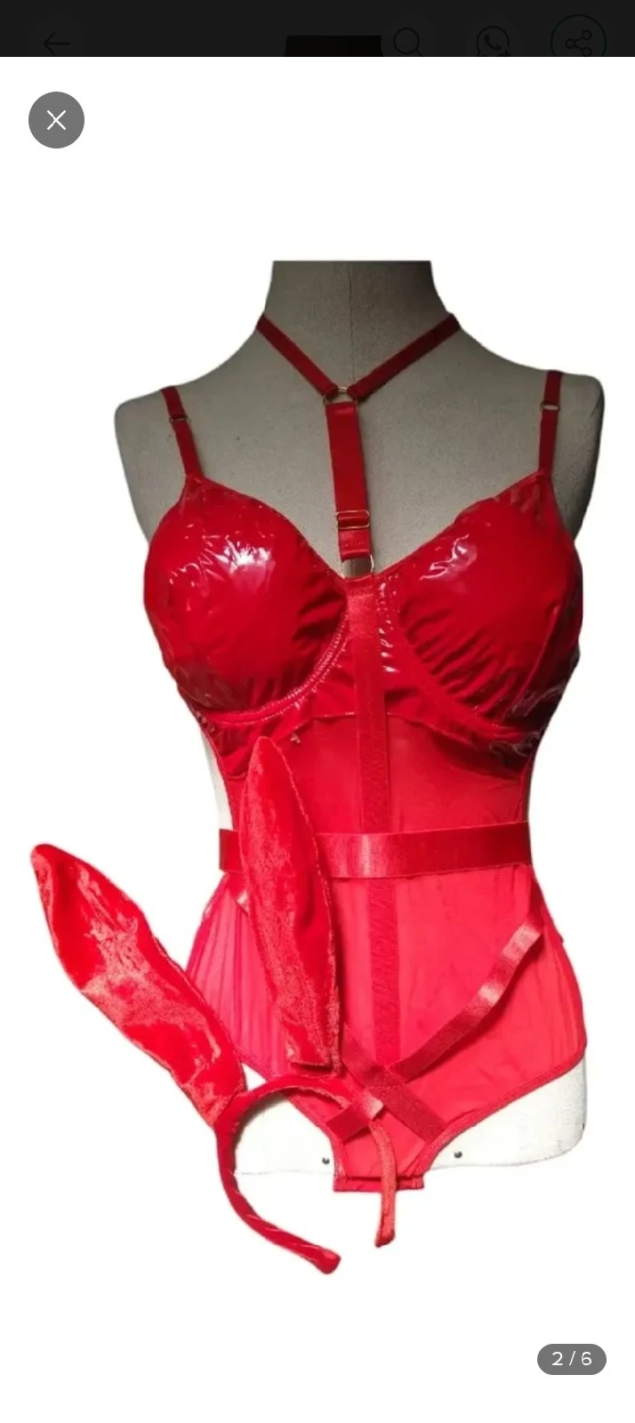 Coordinado Sexy de Conejita 2