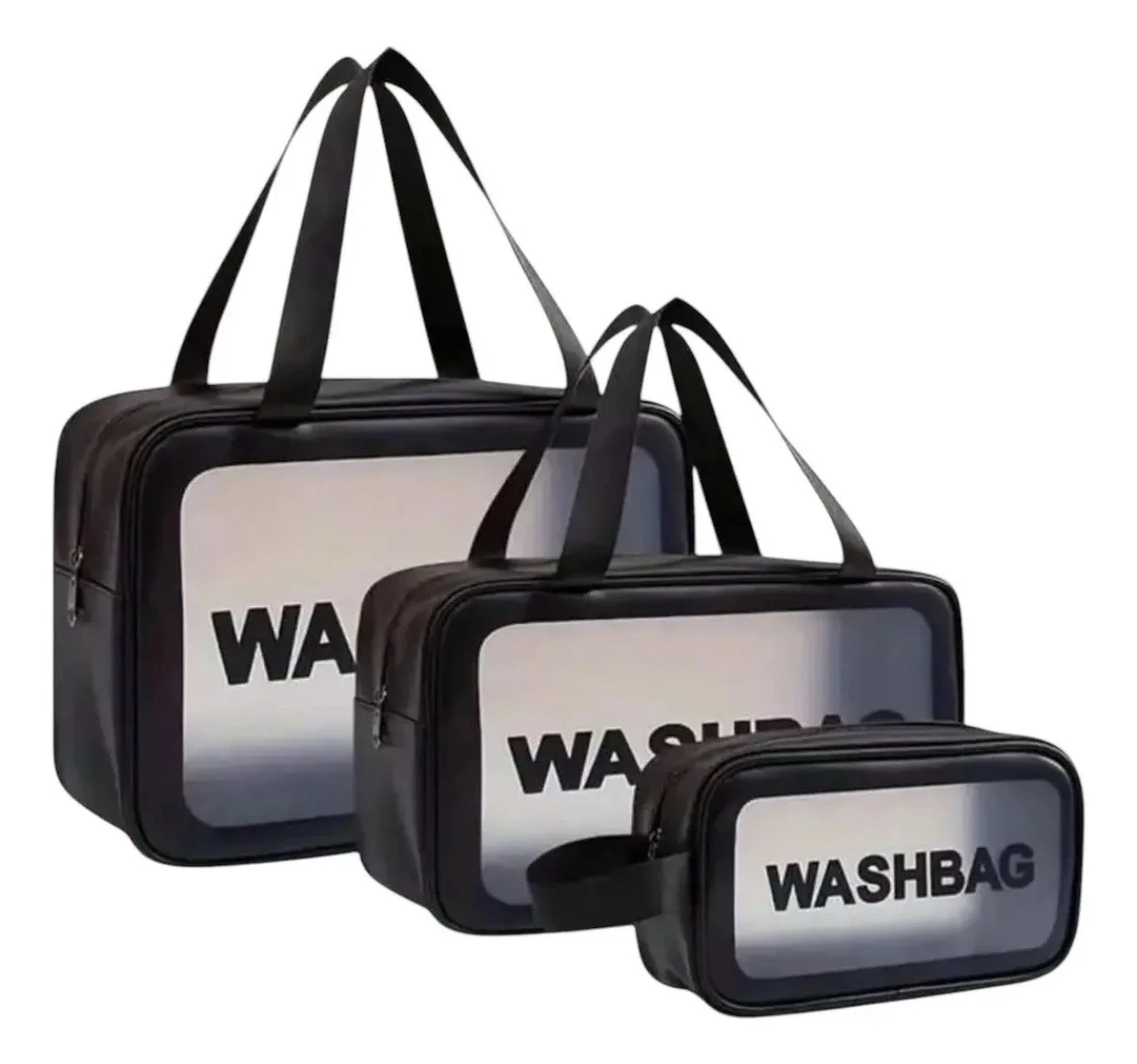 Trio de cosmetiqueras washbag