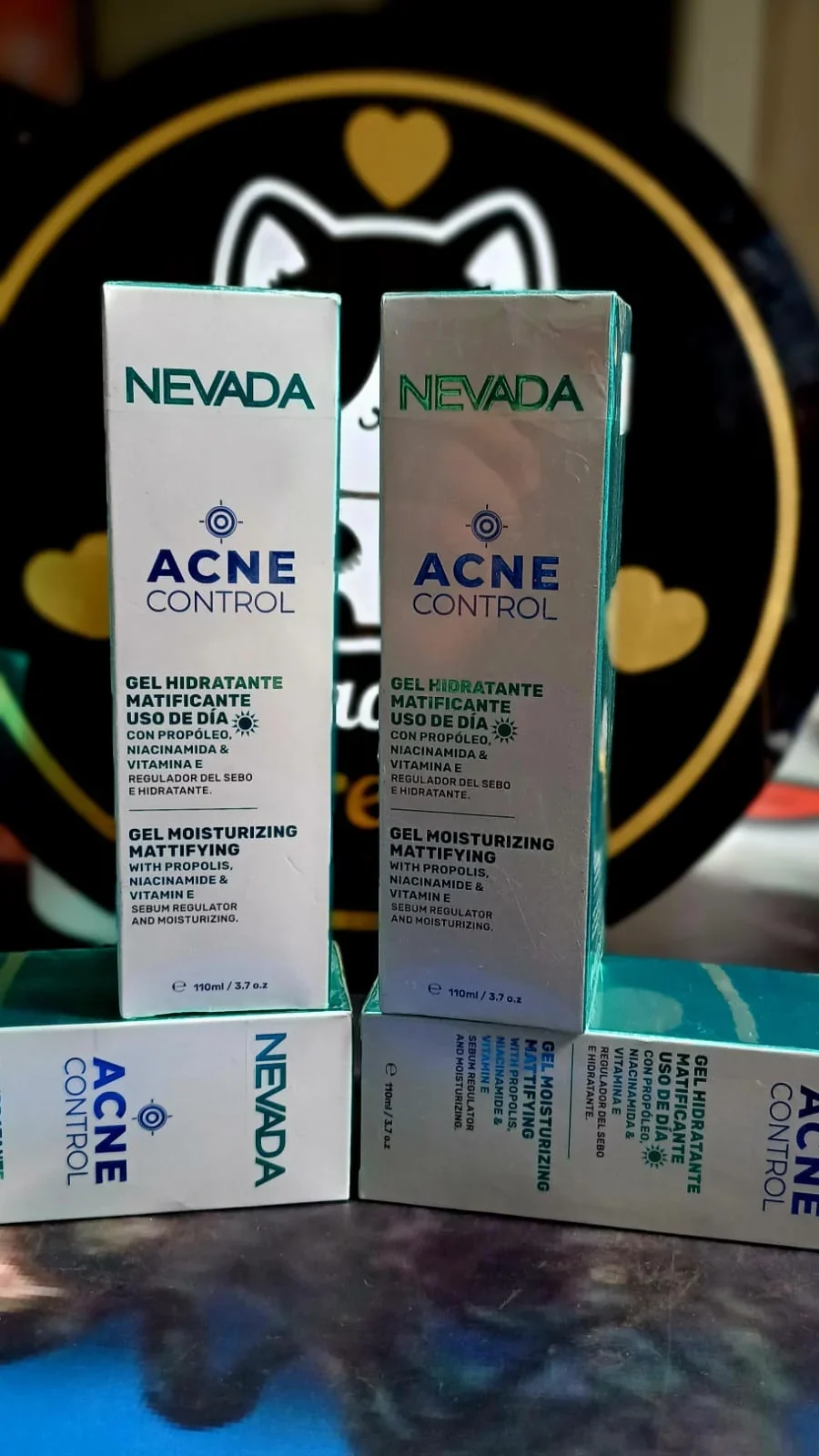 Gel hidratante matificante uso de día Acne Control Nevada 
