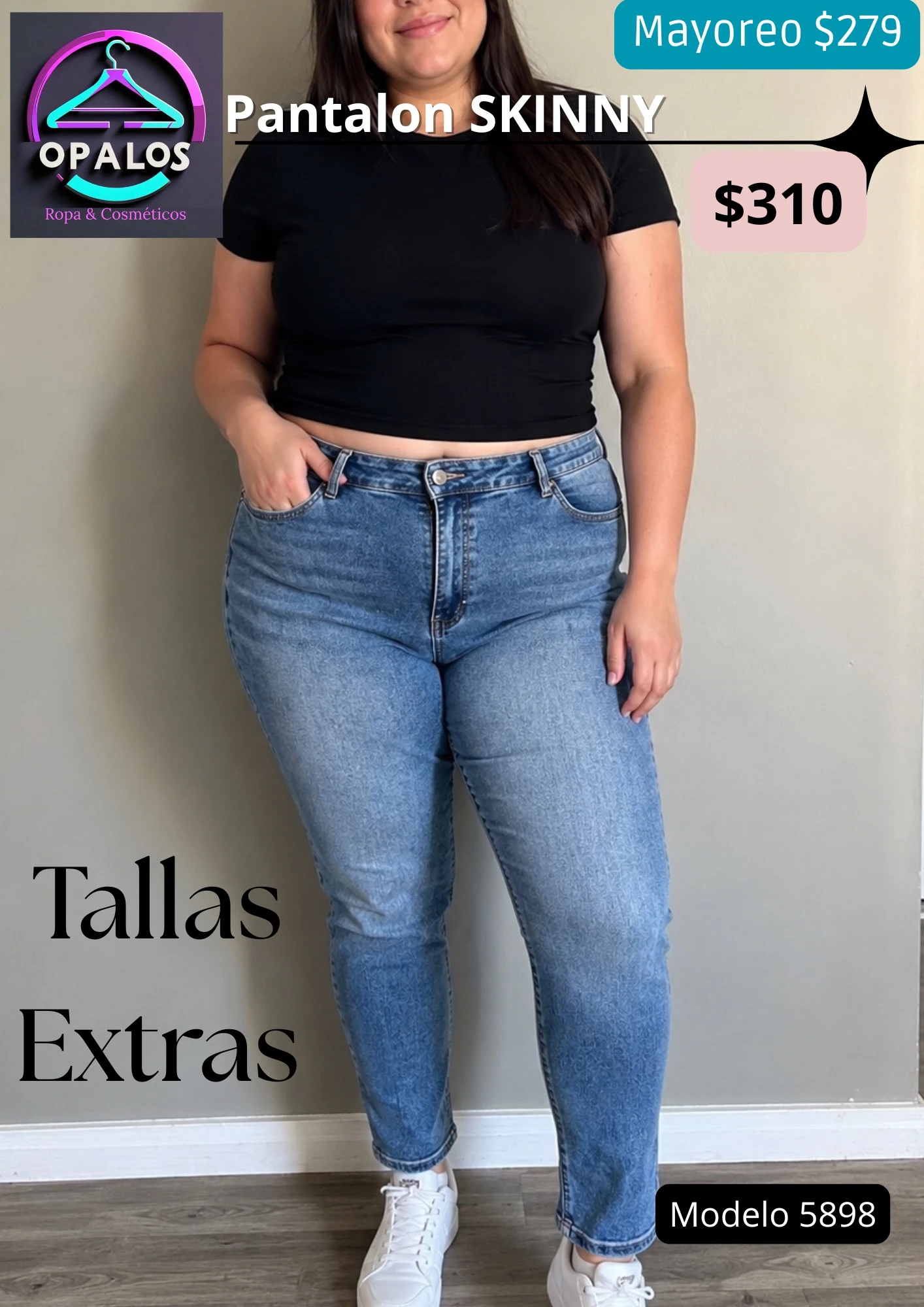 Pantalon Skinny Plus