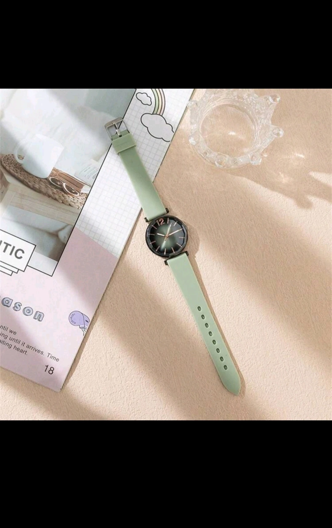 Reloj minimalista/ Correa de silicona 5