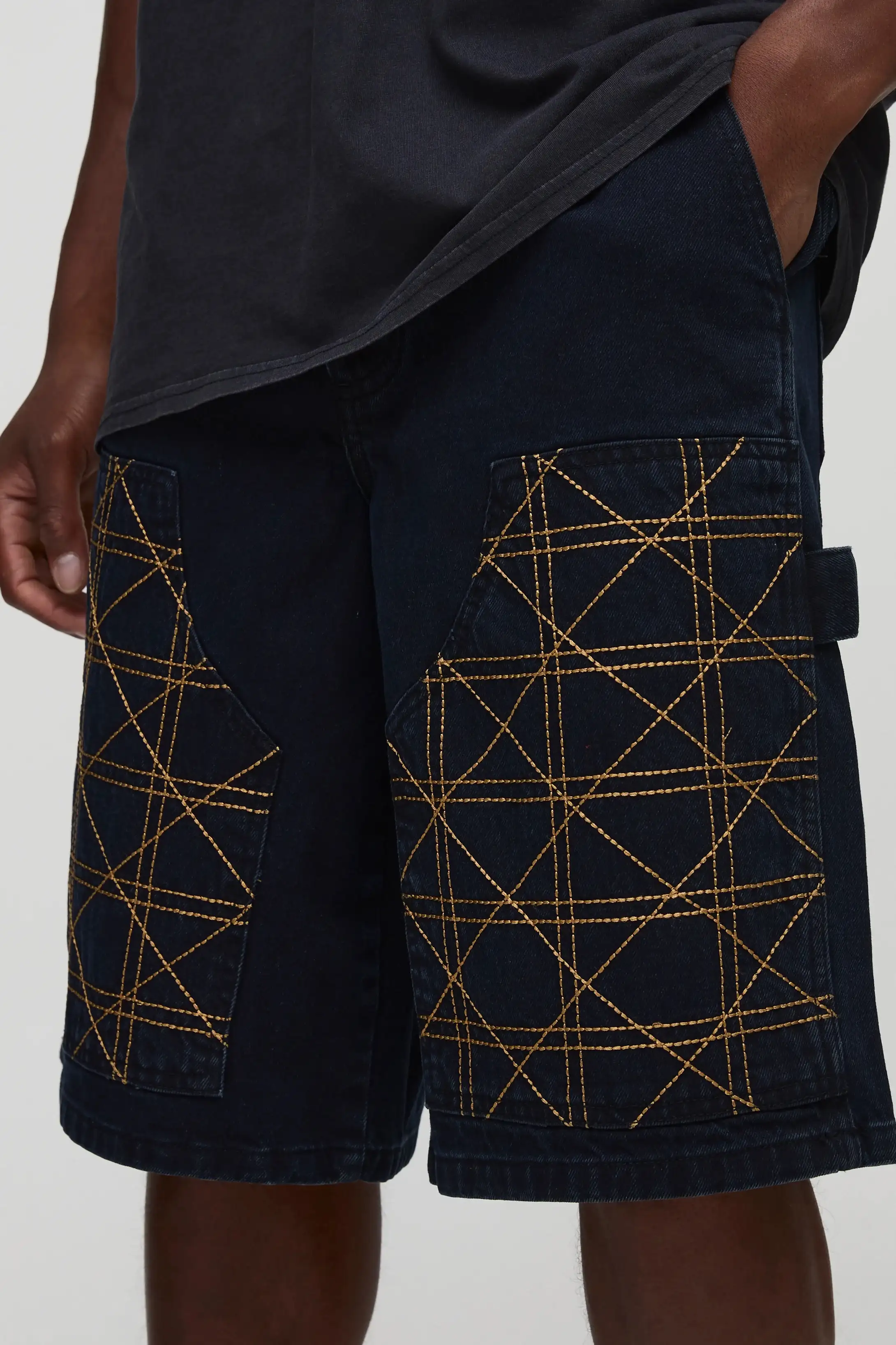 Regular Fit  Denim Jorts- Size 34 2