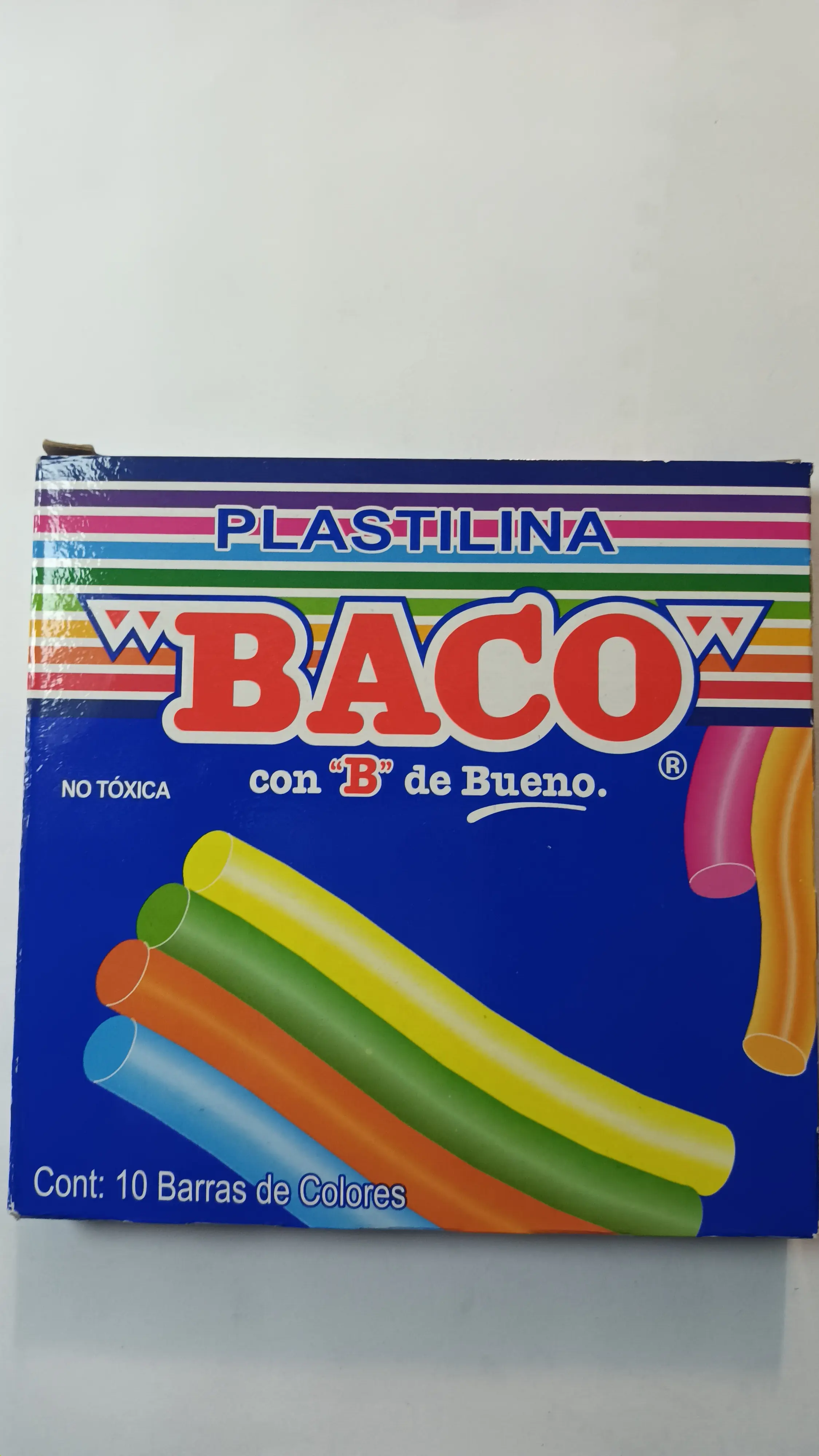 PLASTILINA BACO CAJA 10 BARRAS