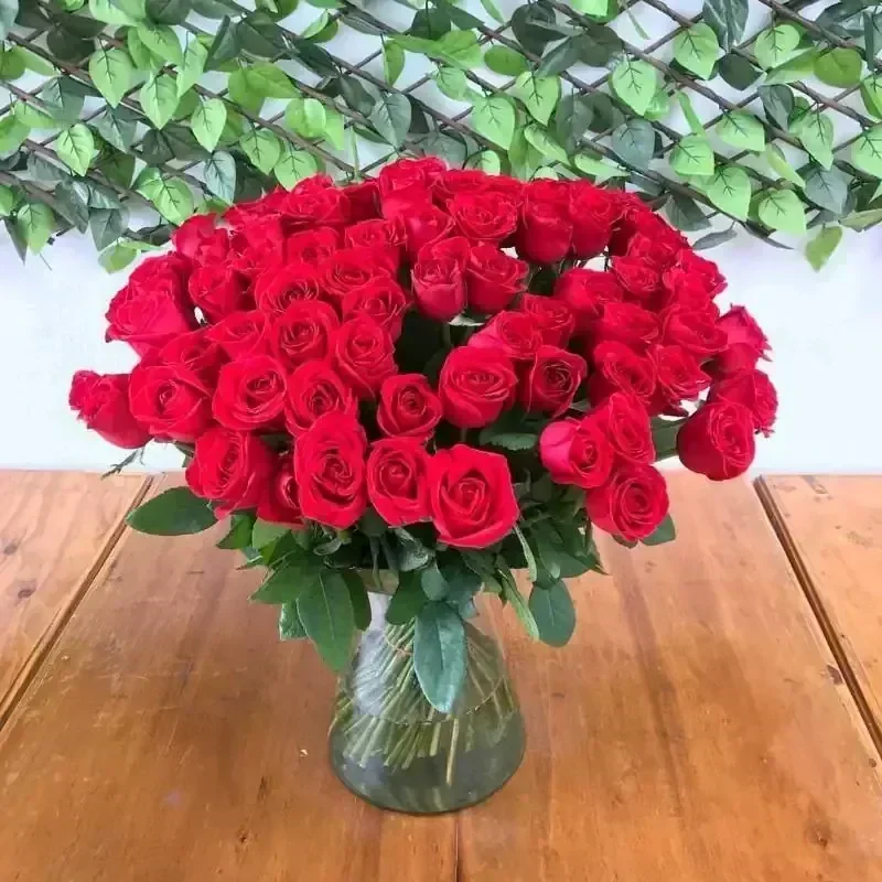 J6 Jarron 48 Rosas 