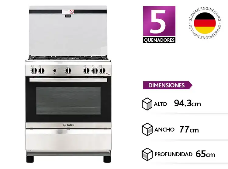 COCINA BOSH PRO 5 PLATOS