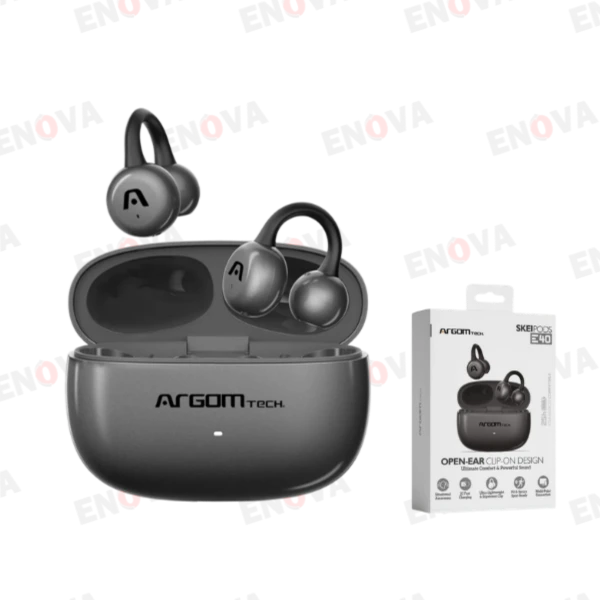 Audifonos Skeipods E40 clip abierto, ENC, 25H, gris plomo