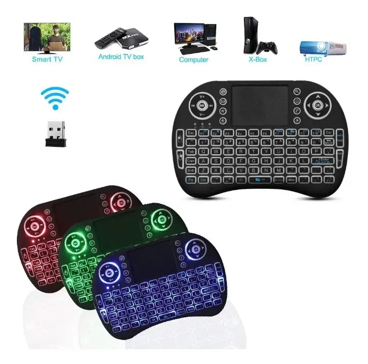 MINI TECLADO CON MOUSE INALÁMBRICO 