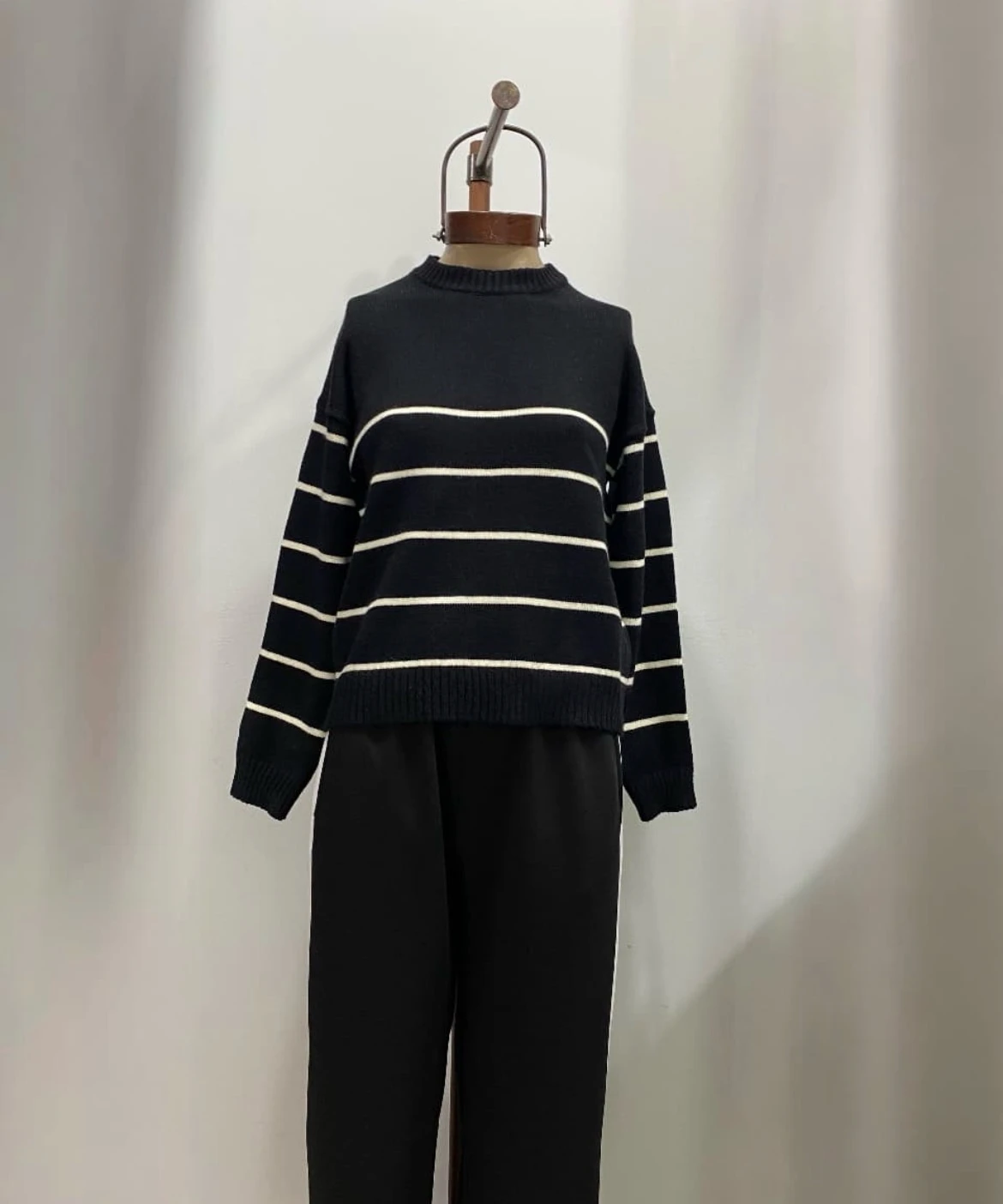 sweter rayado hilo