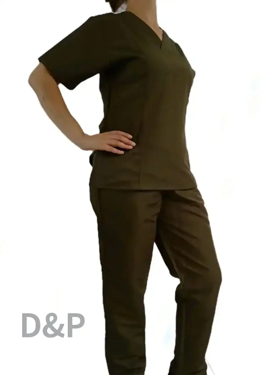 Uniforme en Colores Dama Antifluido Cuello V 7