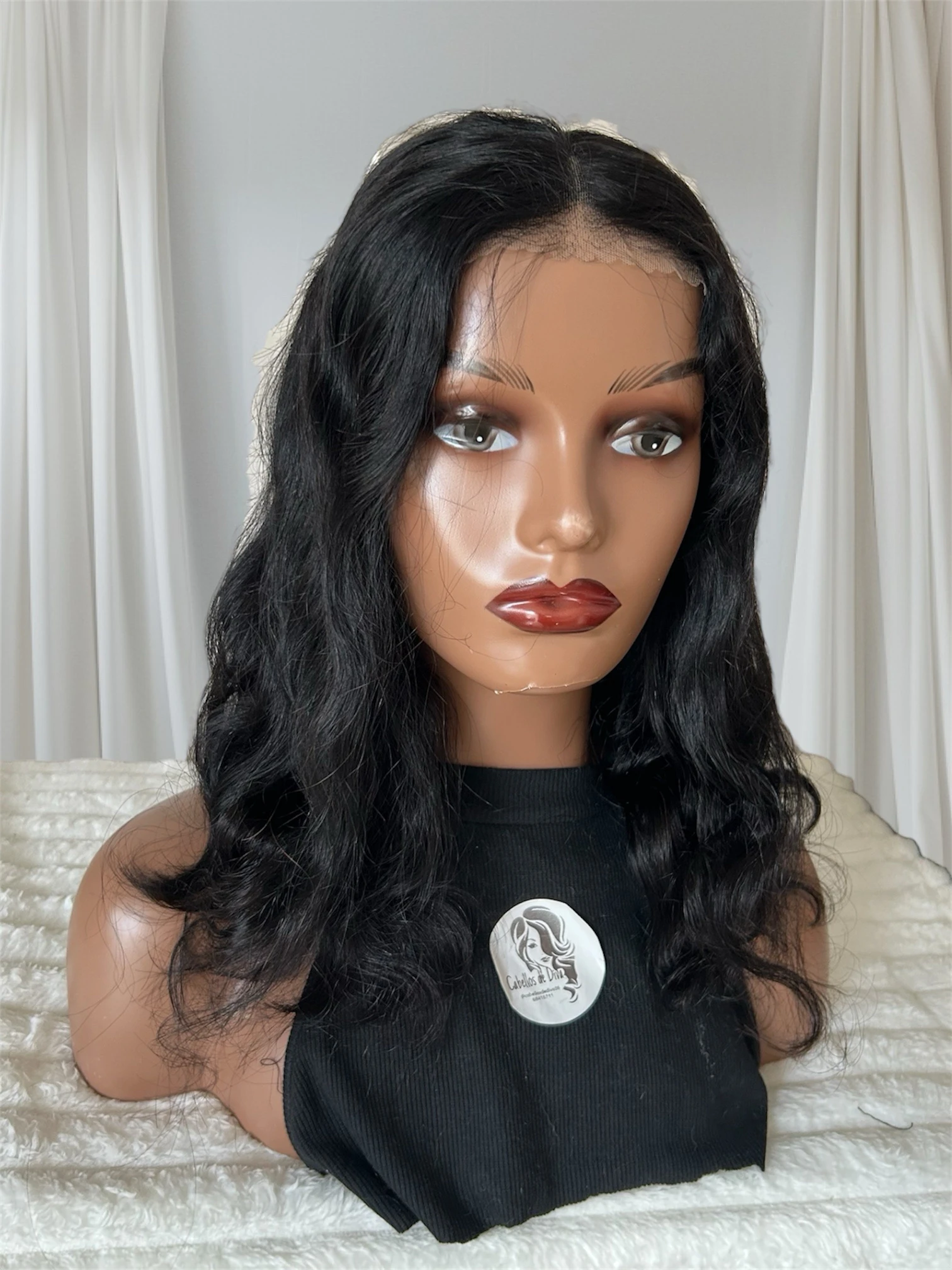 Peluca de cabello humano 14 pulgadas, frontal 4x4 glueless 2