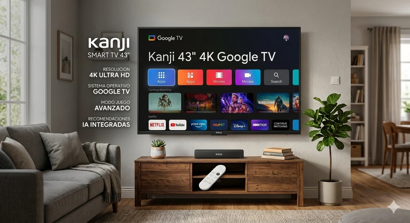 Smart Tv Kanji 43 Led Fhd Google Tv 60hz Kj-43st05-2