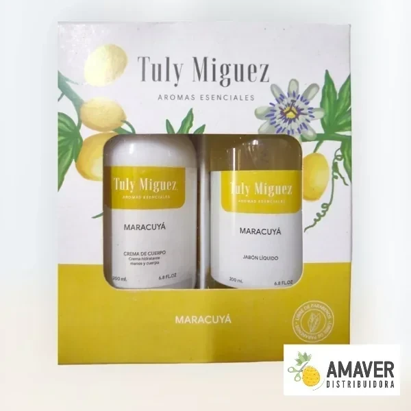 CREMA CUERPO  200ML + JABÓN LÍQUIDO 200ML MARACUYÁ 