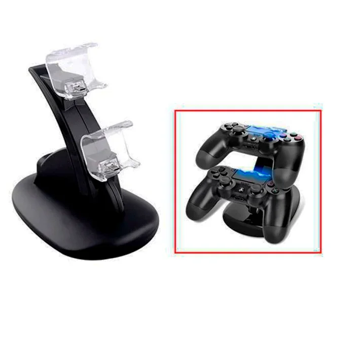 BASE Y CARGADOR PARA CONTROLES PS4 