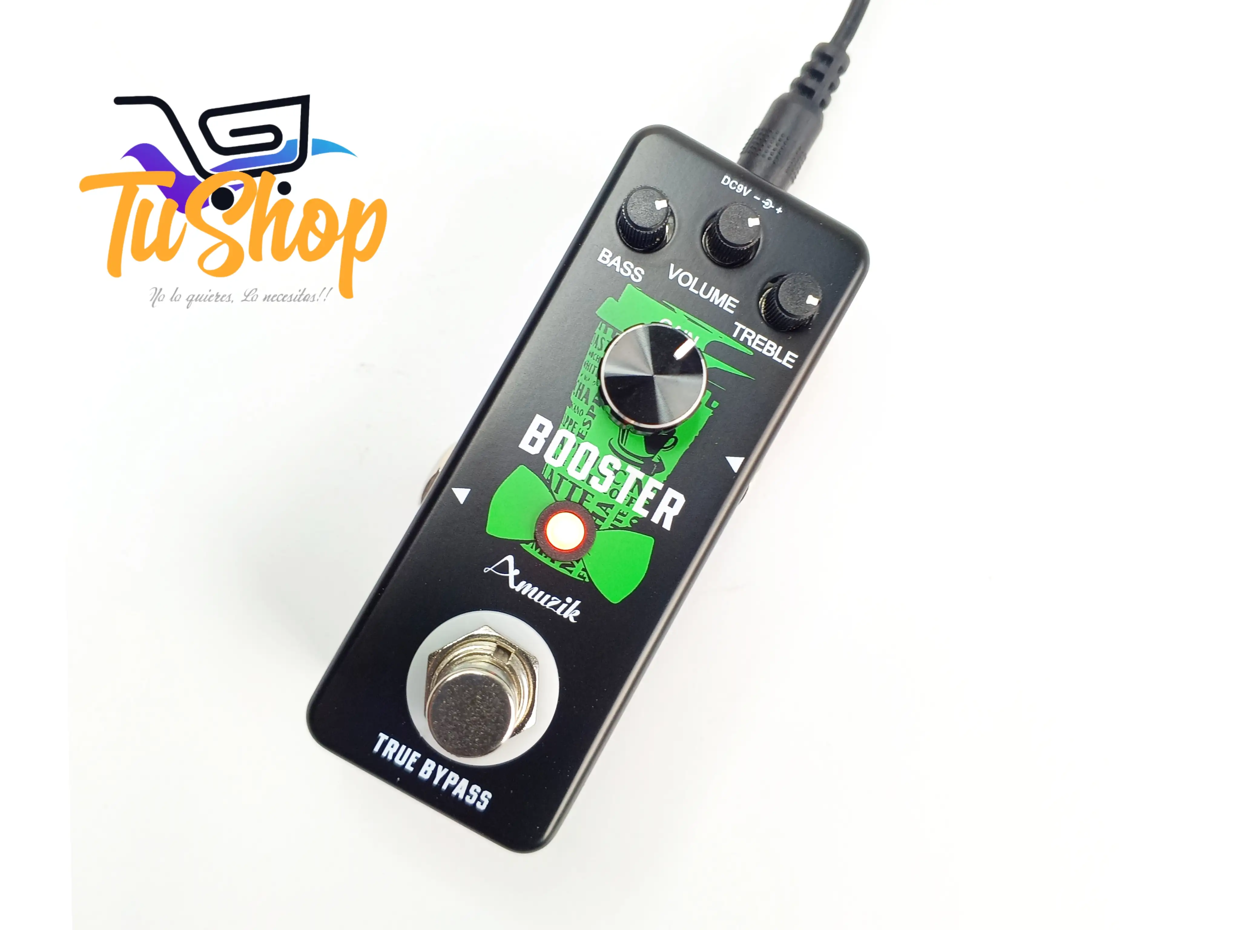 Pedal Booster Guitarra Bajo 