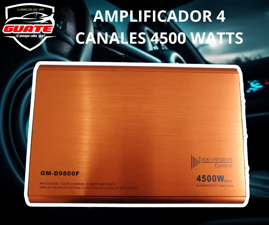 AMPLIFICADOR 4,500W&nbsp;