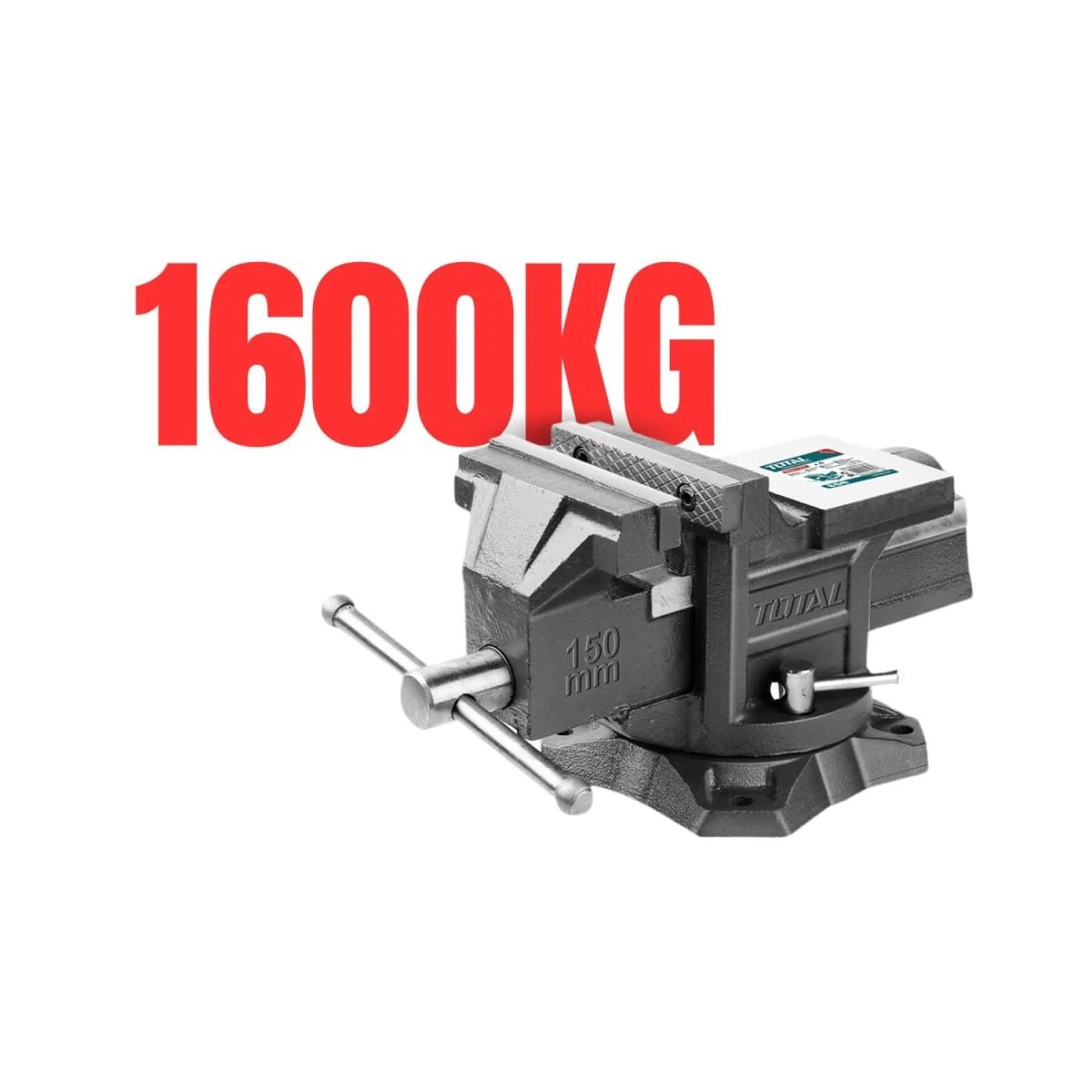 Tornillo de banco 6" giratorio industrial total 2