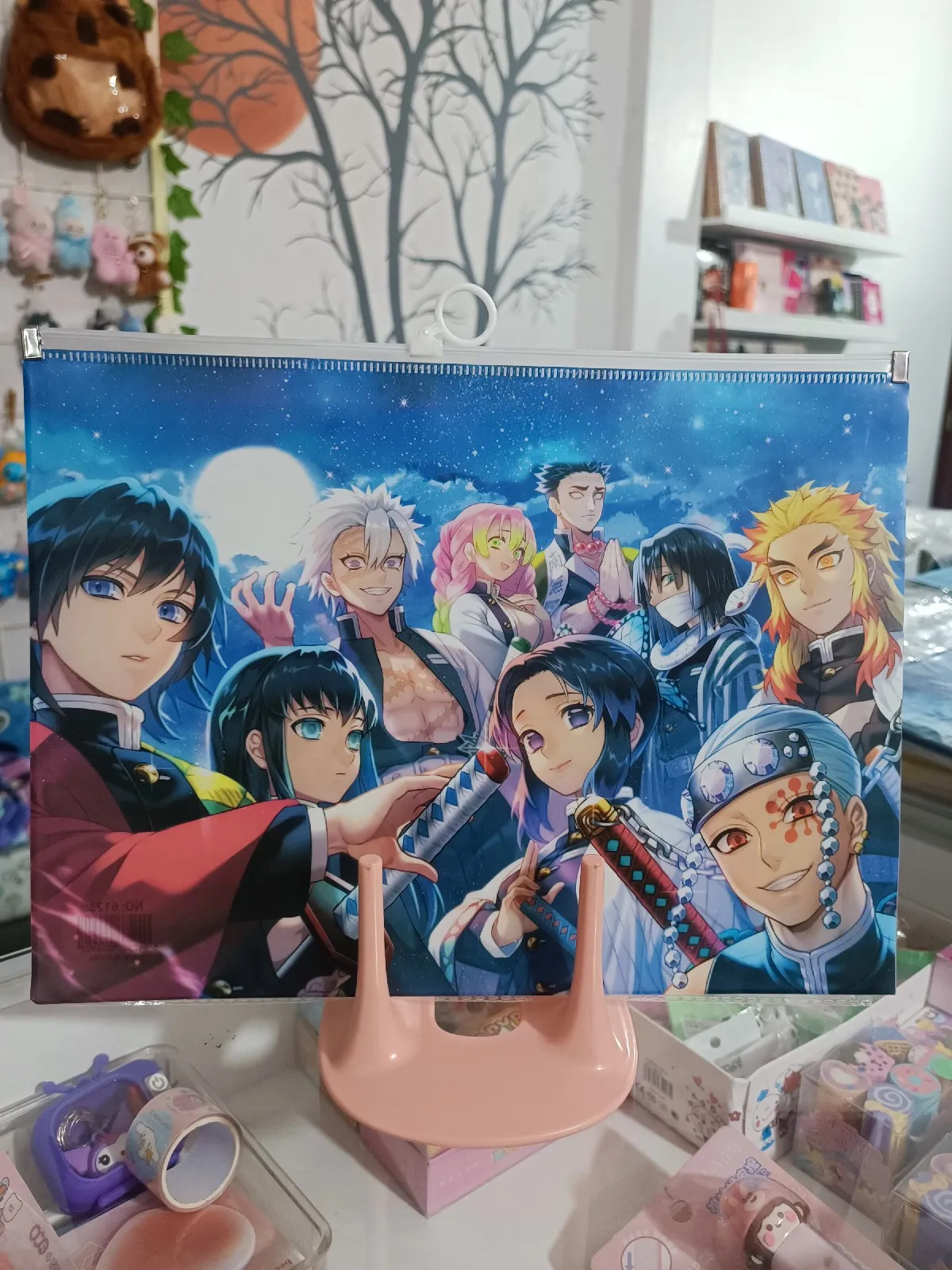 Carpeta tipo sobre. DEMON SLAYER 4