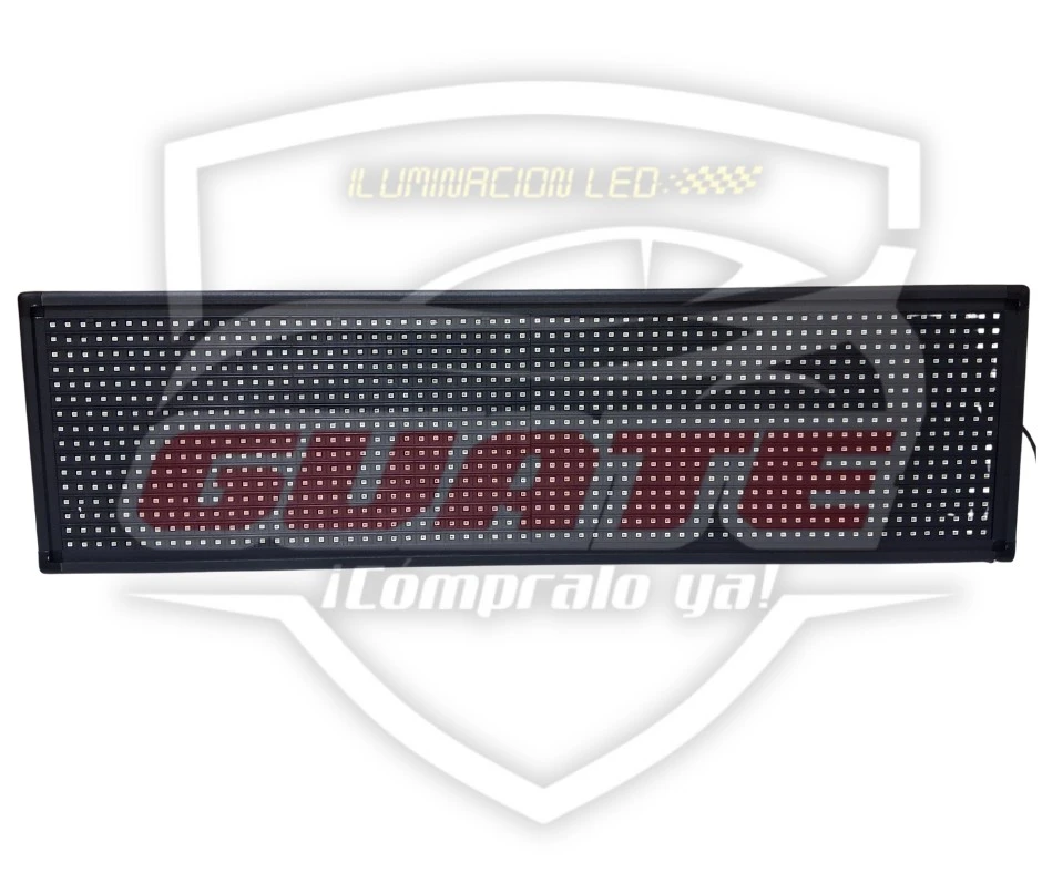 OFERTA ROTULO LED PROGRAMABLE ROJO 68X20CM  4