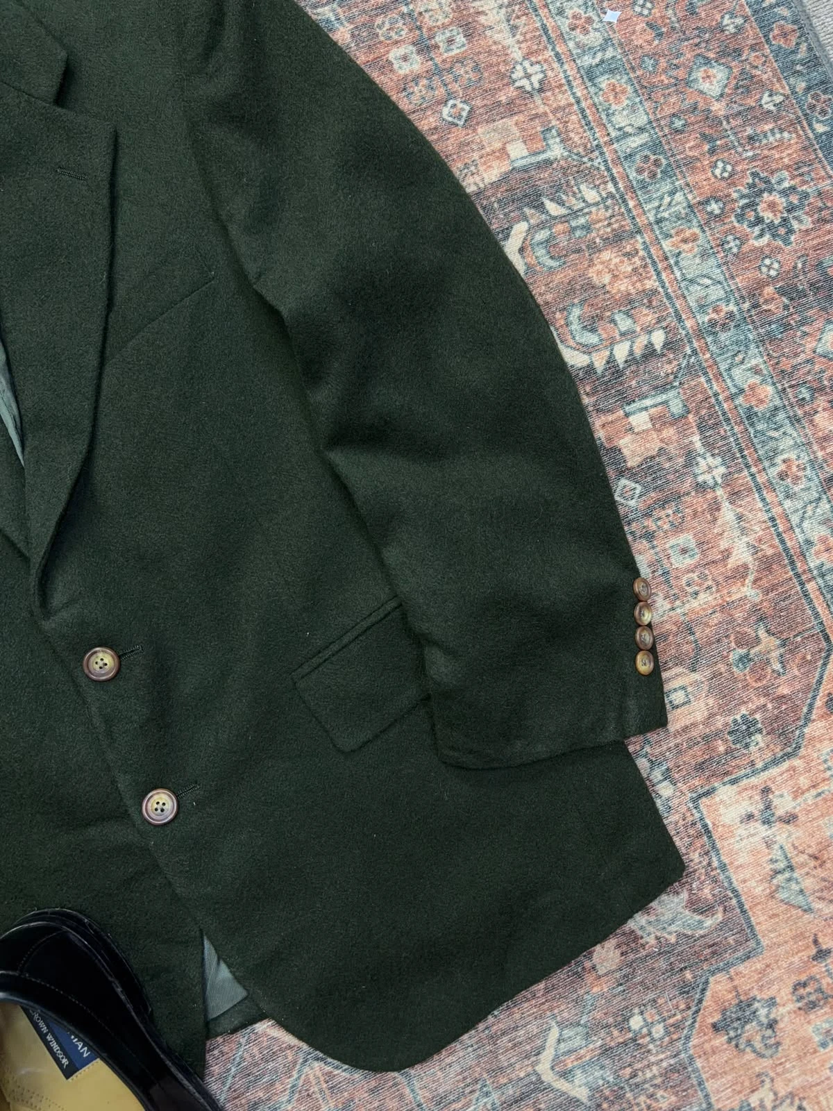 CHAPS RALPH LAUREN VINTAGE CAMEL HAIR BLAZER 6