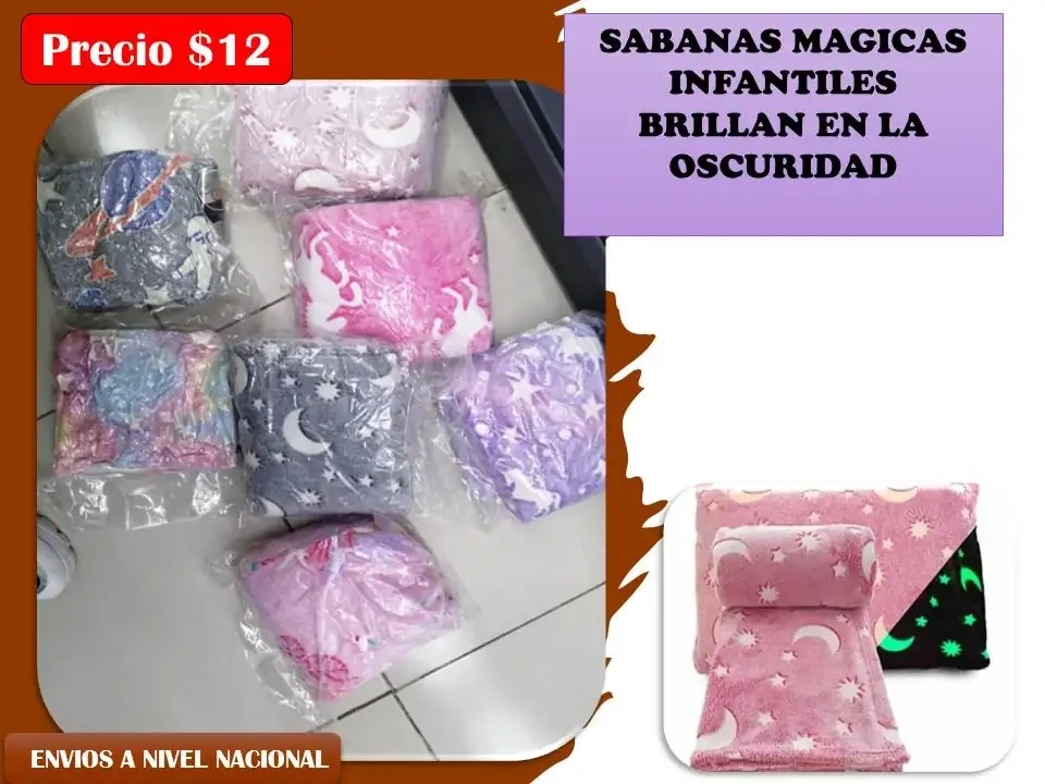 Sábana fluorescente para niño 4