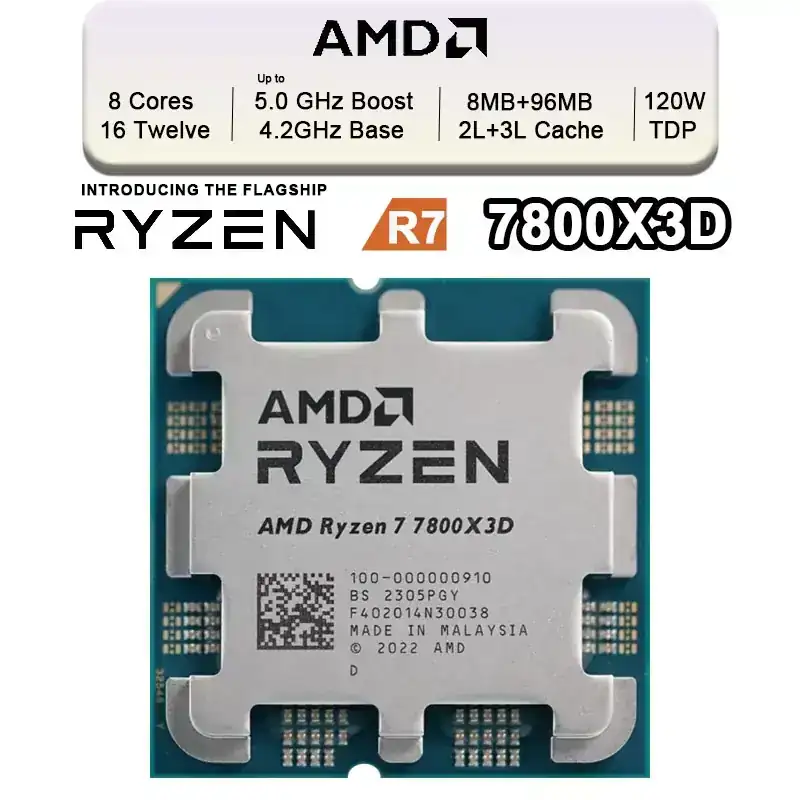 RYZEN 7 7800X3D AM5 2