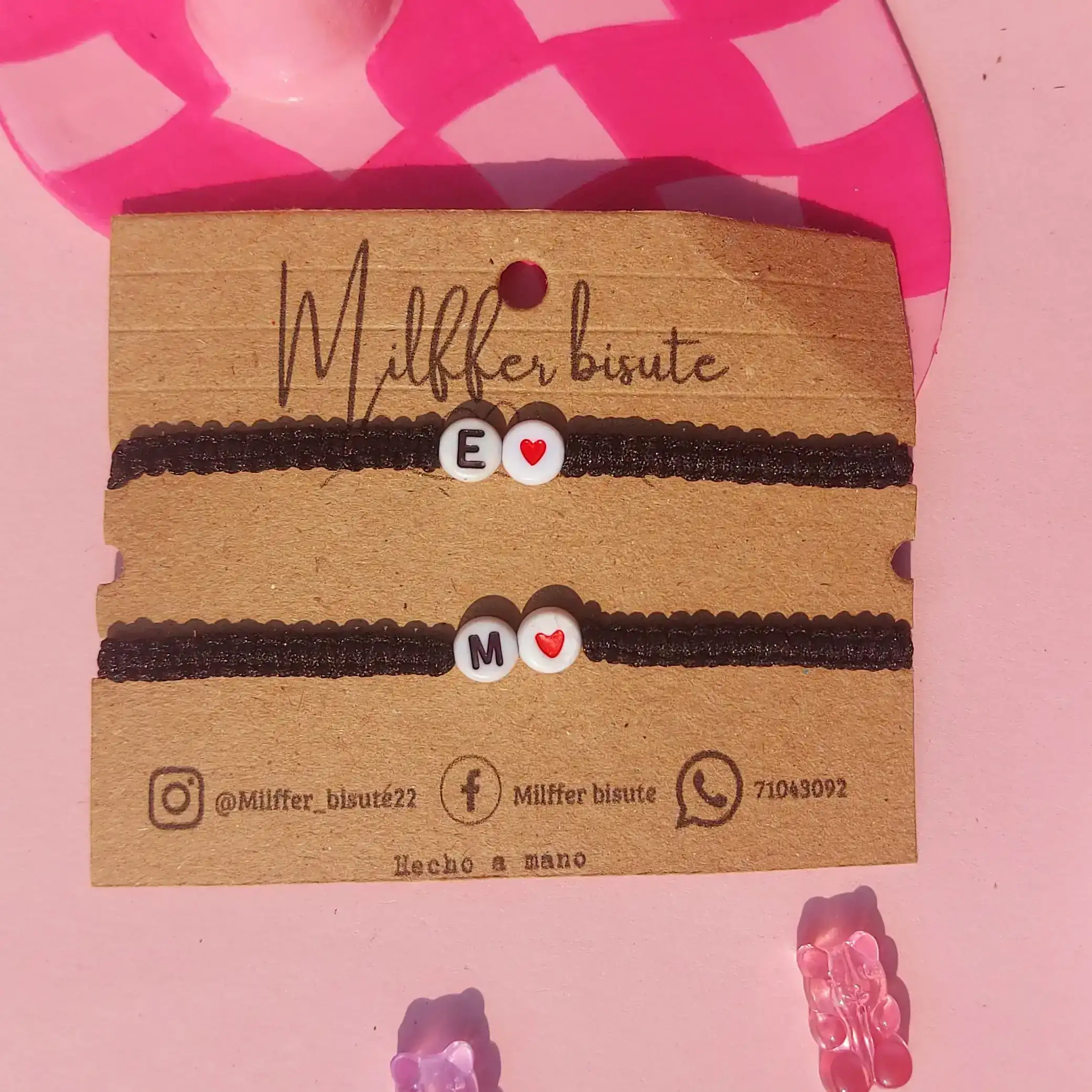 Pulsera con iniciales 2