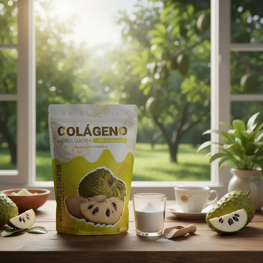 Colágeno Hidrolizado y Ácido Hialurónico Guanábana 2