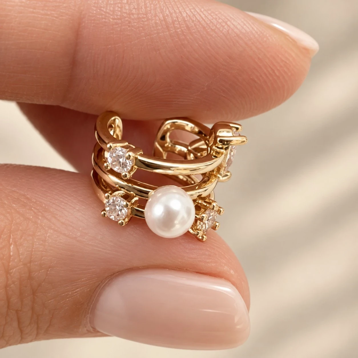 Ear cuff perla 2