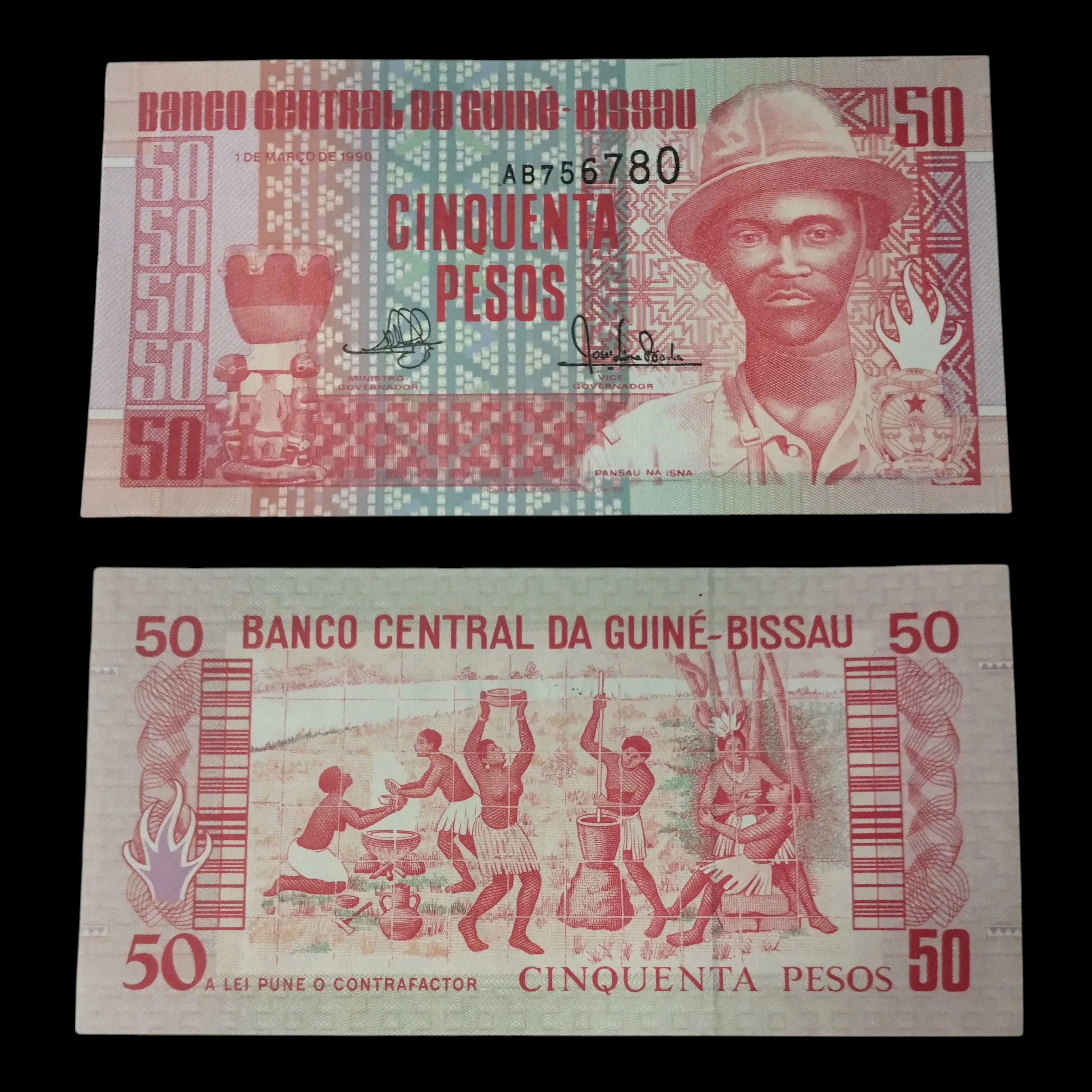 • Guinea Bissau 50 pesos UNC 