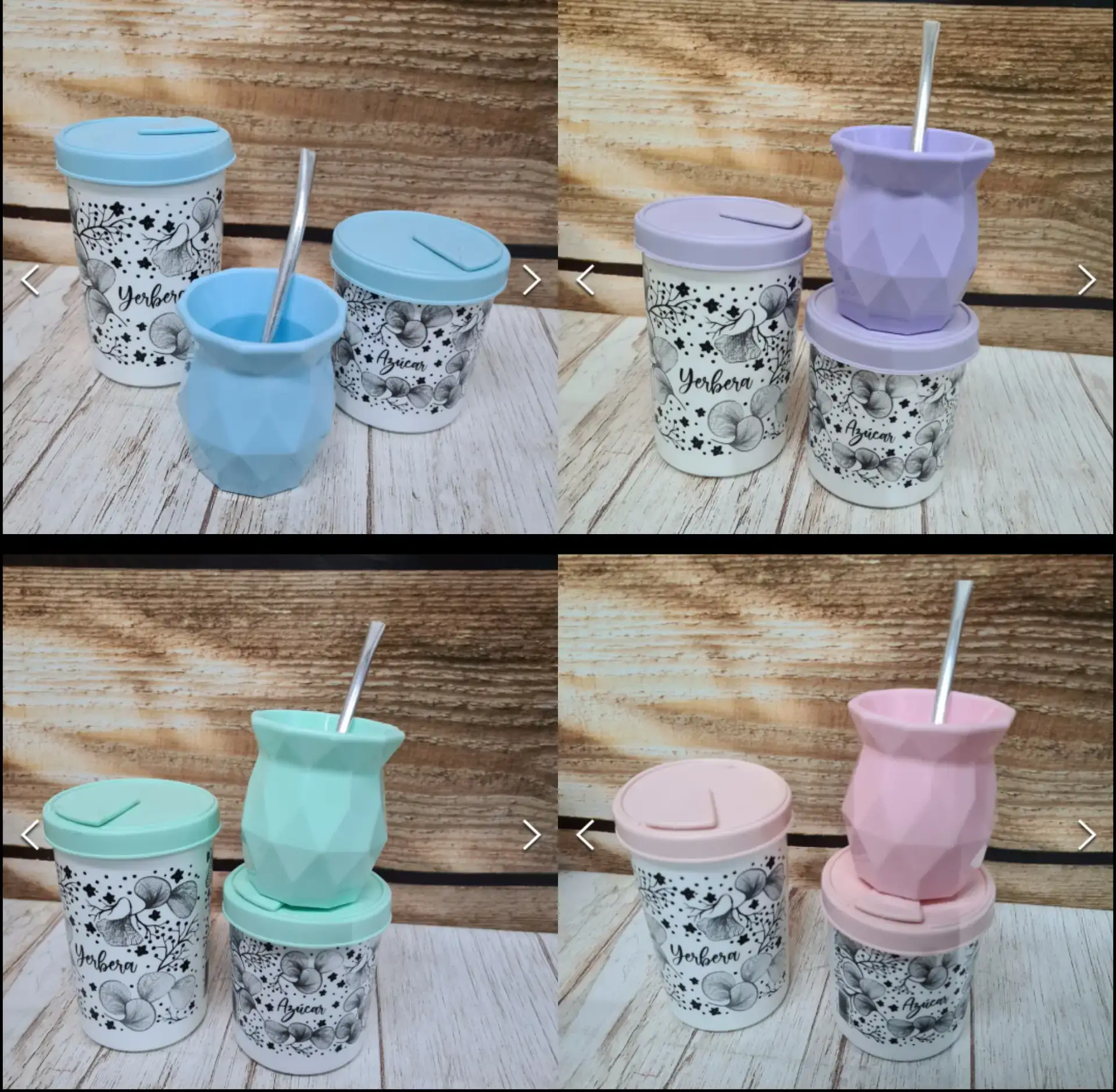 Set Matero "Deco" con mate y bombilla 2