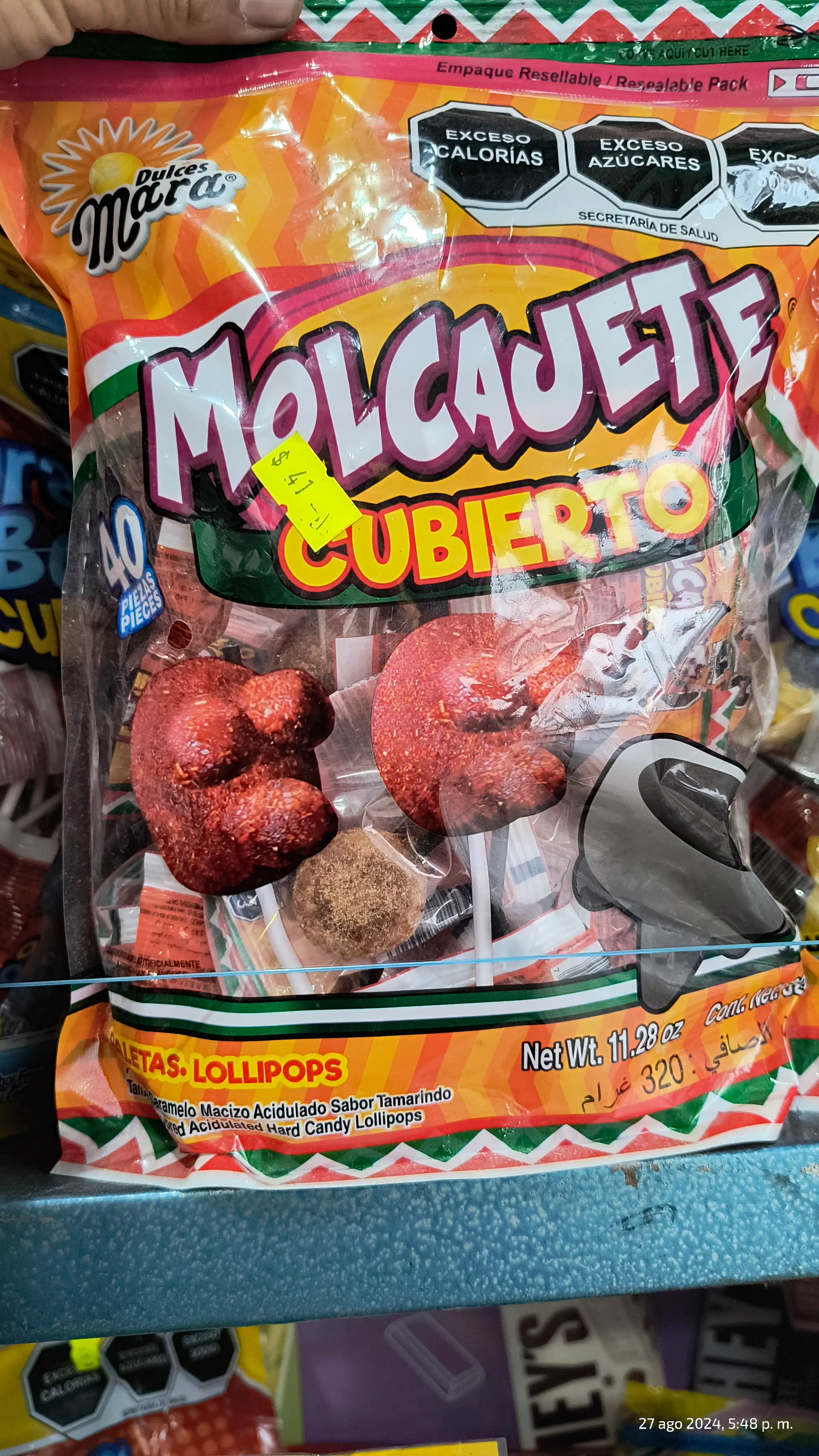 Molcajete cubierto