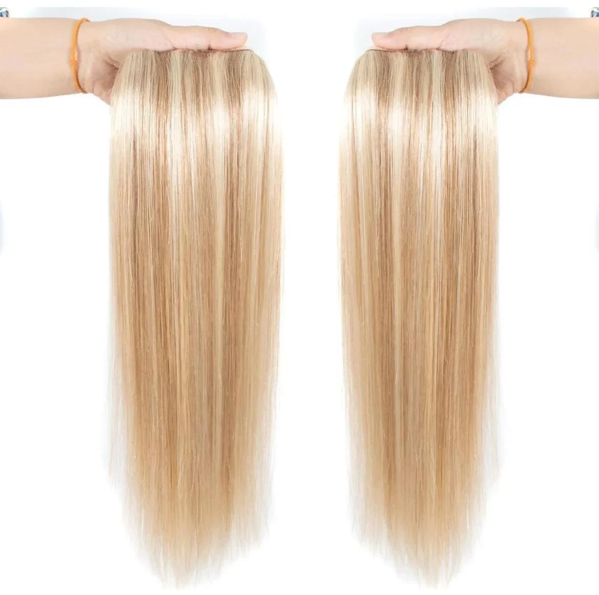 Cola de  cabello humano remy lacio de 20 pulgadas, 80g Color P16/613# 3