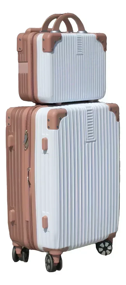SET VALIJA CARRY ON 18" + NECESER BEAUTY RIGÍDO 7