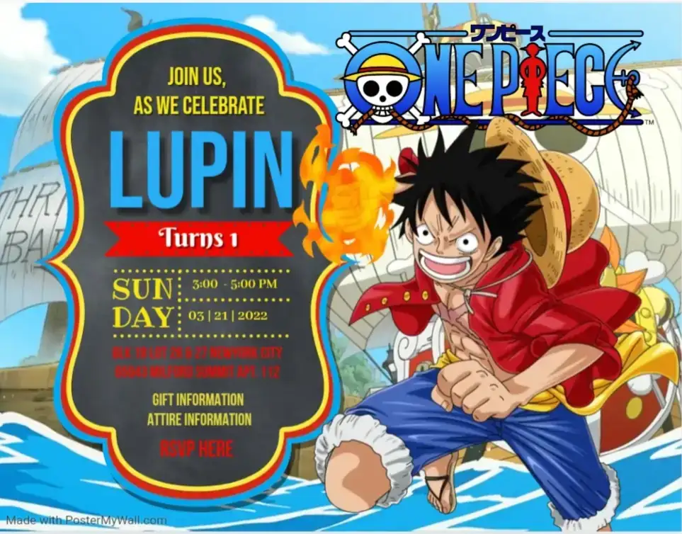 Invitación en video y estática  de Lupin